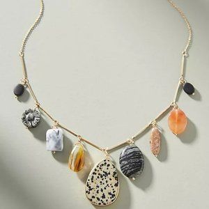 Anthropologie Multicolor Stone Necklace